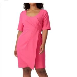 TRINA TURK Runway Dress Sz 14 EXCELLENT Flattering dress 💕💕 bold color $348